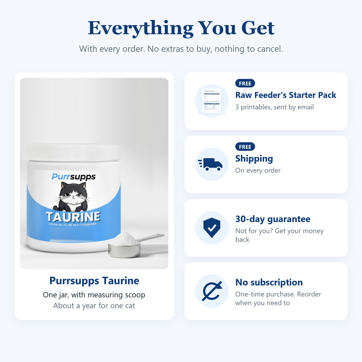 Purrsupps Complete Taurine