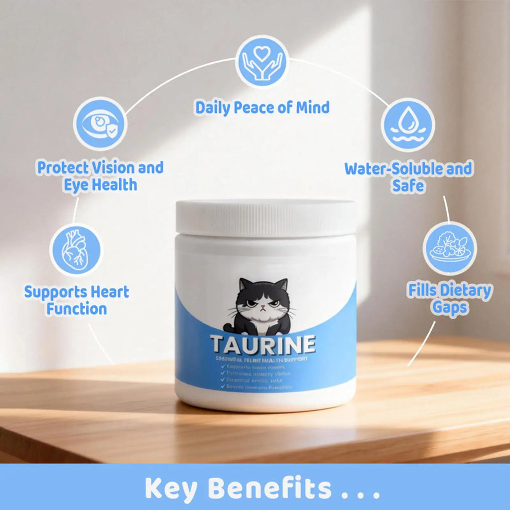 Complete Taurine for Cats 200ml Taurine Powder For Cats Heart Support Organic Powder Immune System Support Kitten Powder